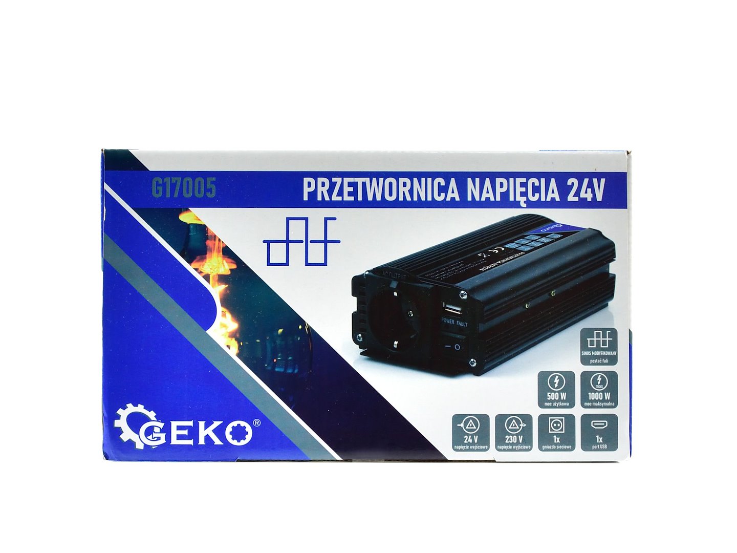Инвертор на напрежение 24-220V 500/1000W