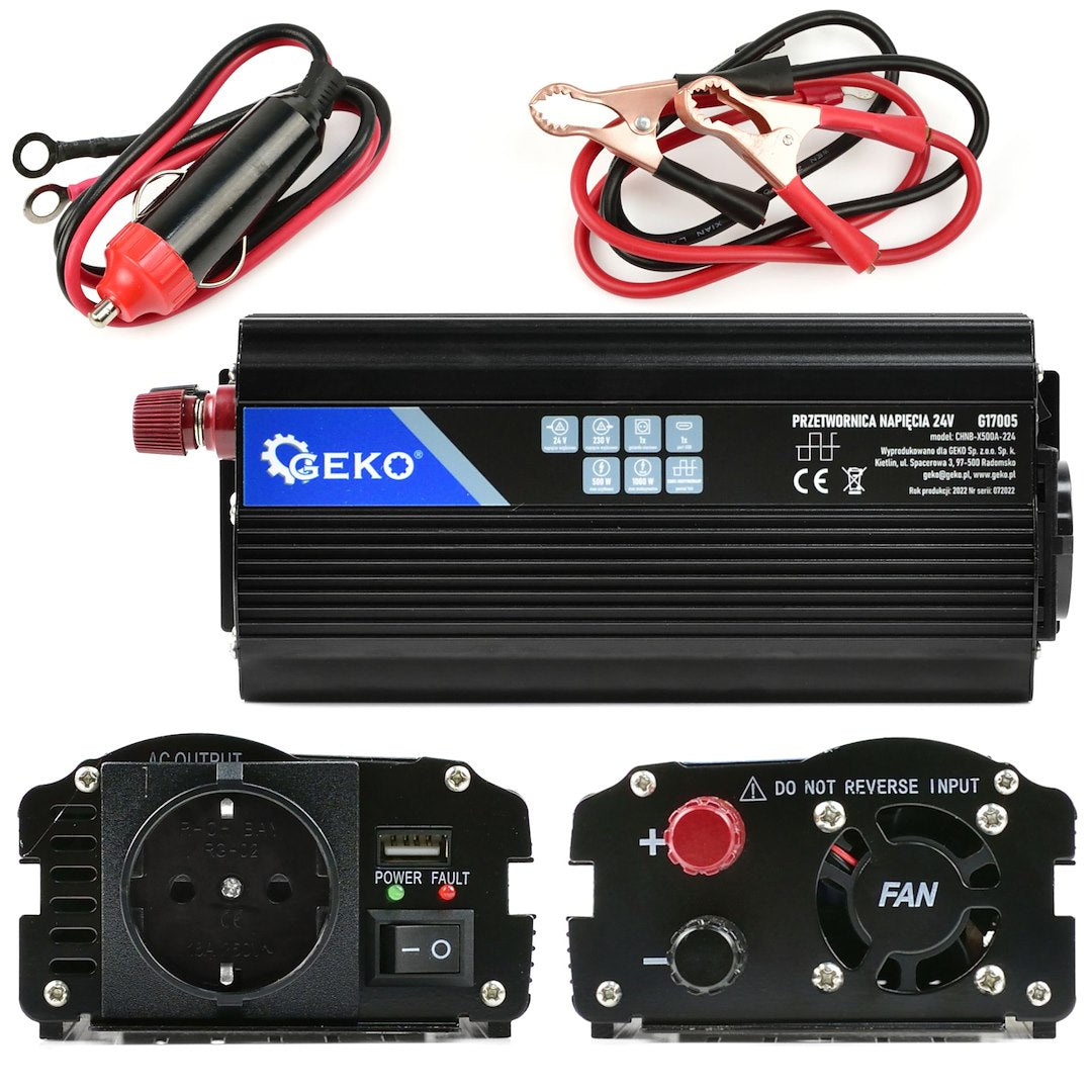 Инвертор на напрежение 24-220V 500/1000W