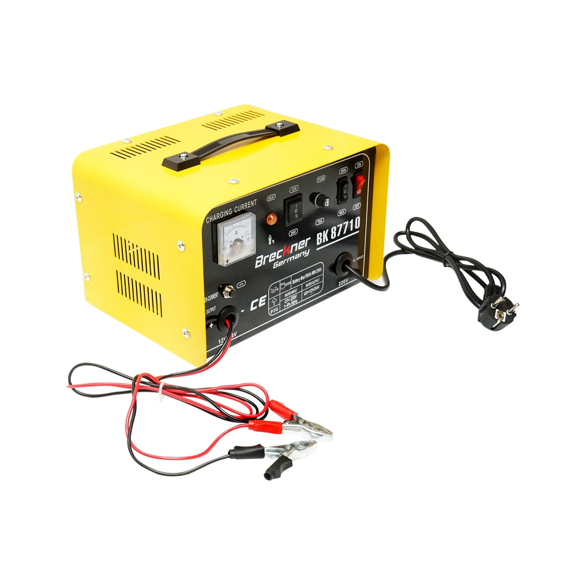 Зарядно устройство за автомобилни акумулатори 12-24V 20A 220V Breckner Germany