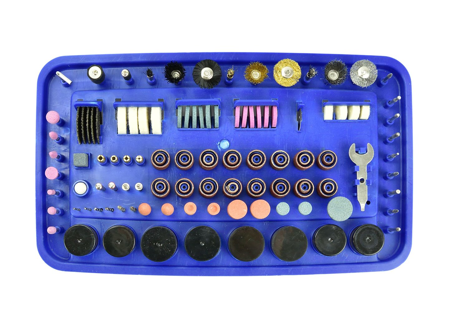 Комплект мини шлифовъчна машина с аксесоари 222 части 220V GEKO