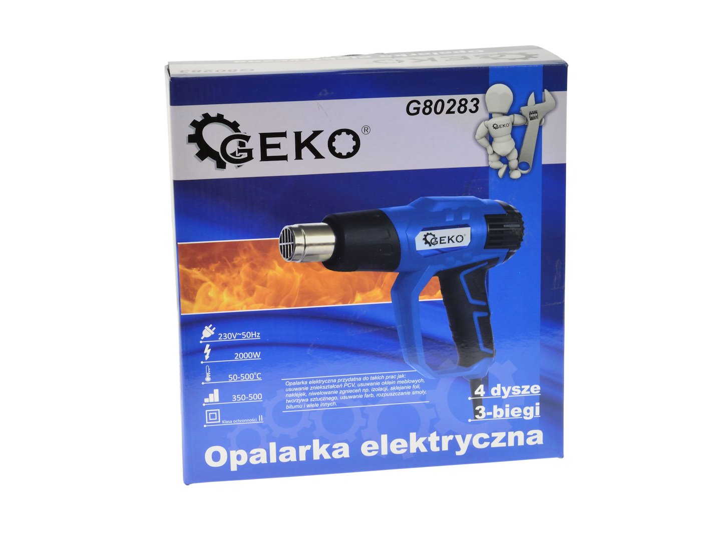 Пистолет за обдухване 2000W GEKO