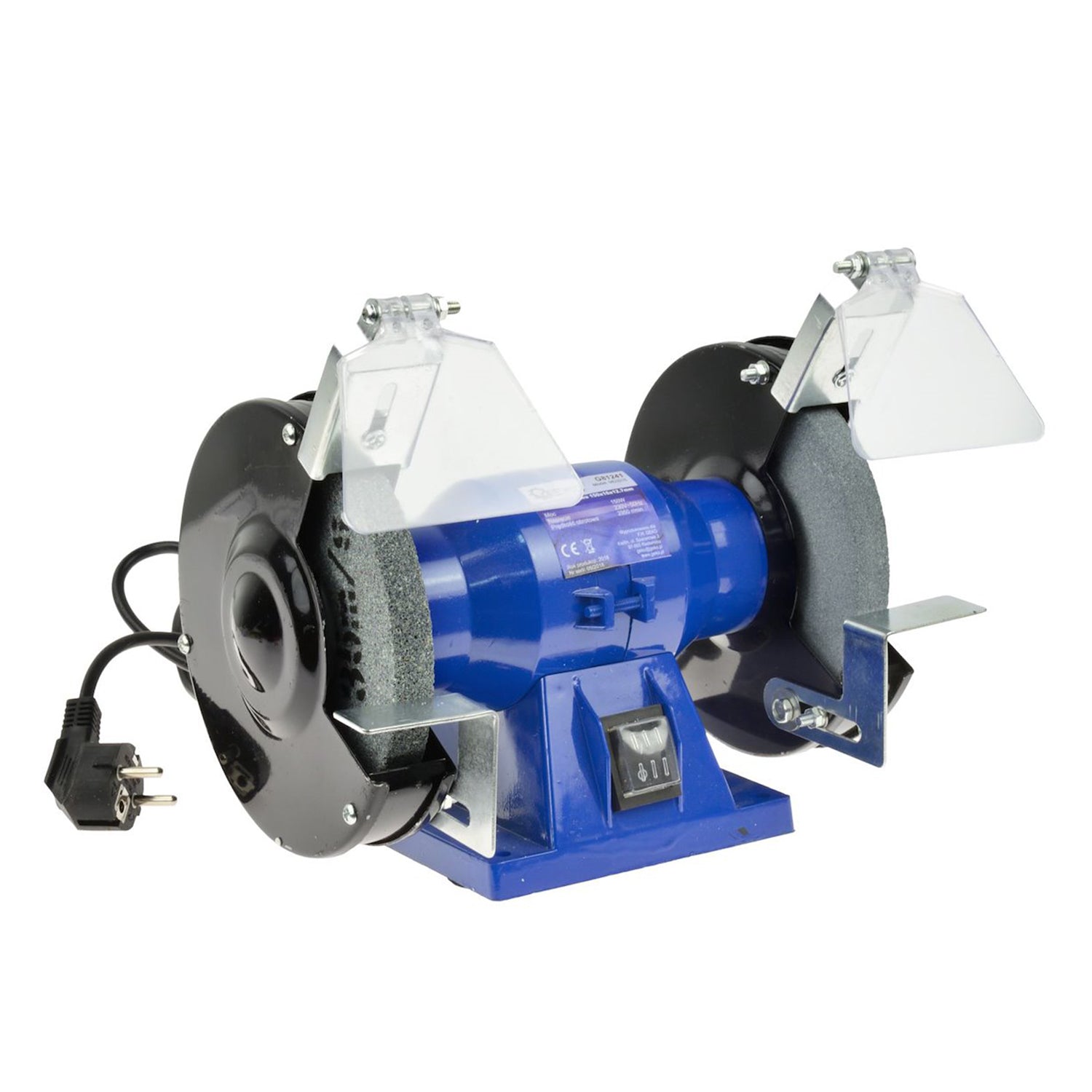 Настолна полираща машина 150W шлифовъчна и полираща машина 150 мм GEKO