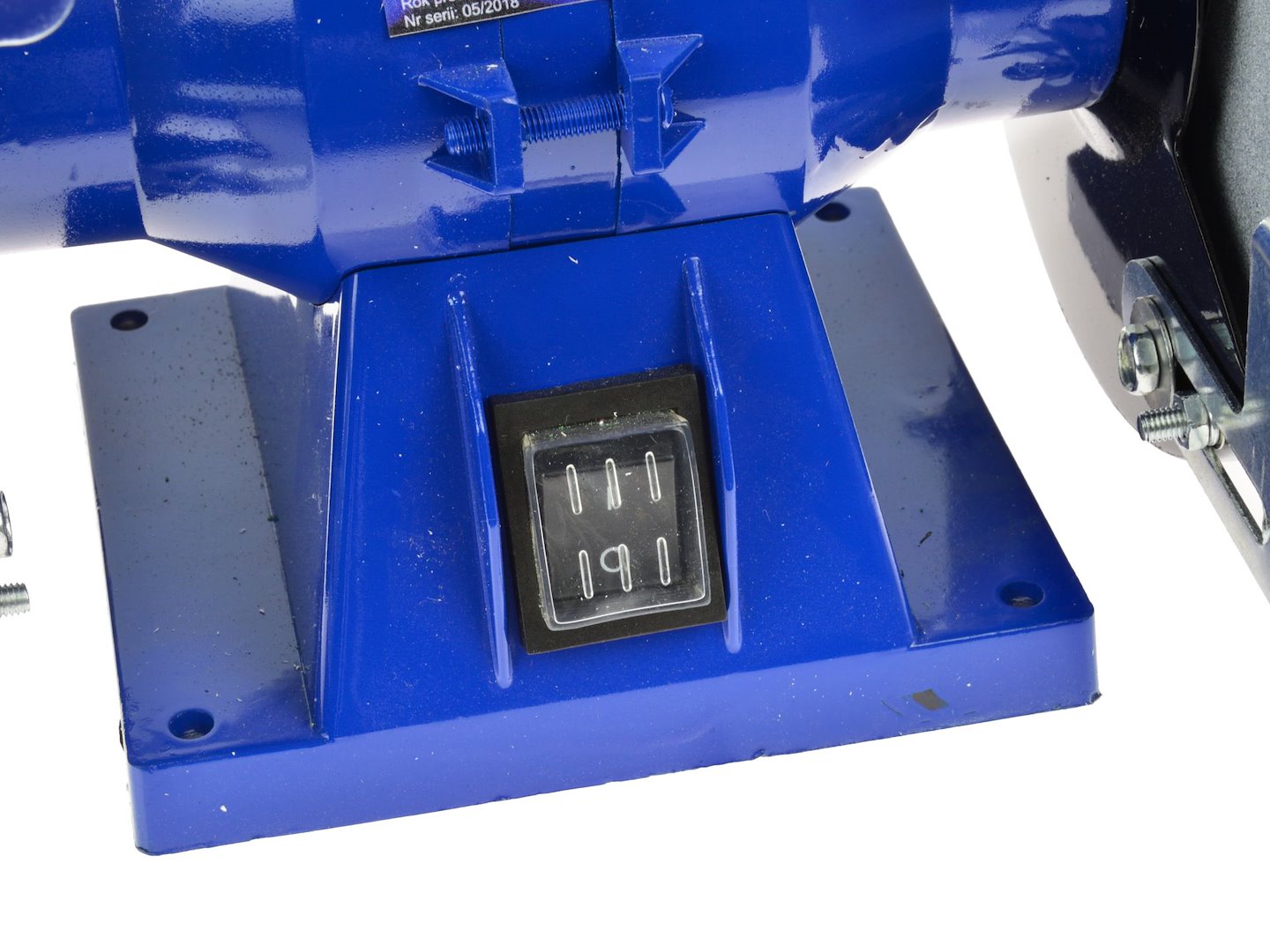 Настолна полираща машина 150W шлифовъчна и полираща машина 150 мм GEKO