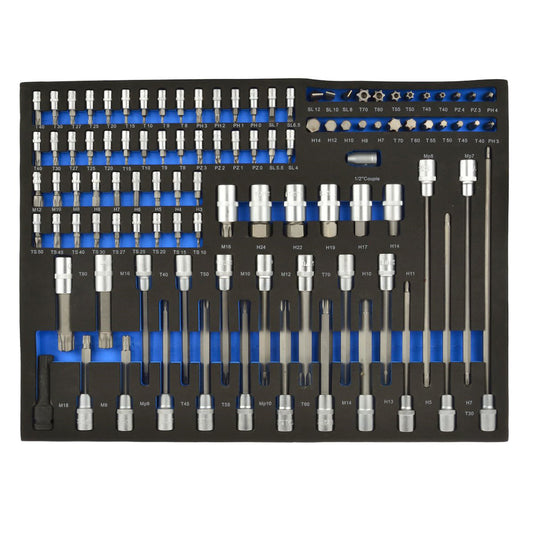 Модул за шкаф с битове торкс 102 части GEKO