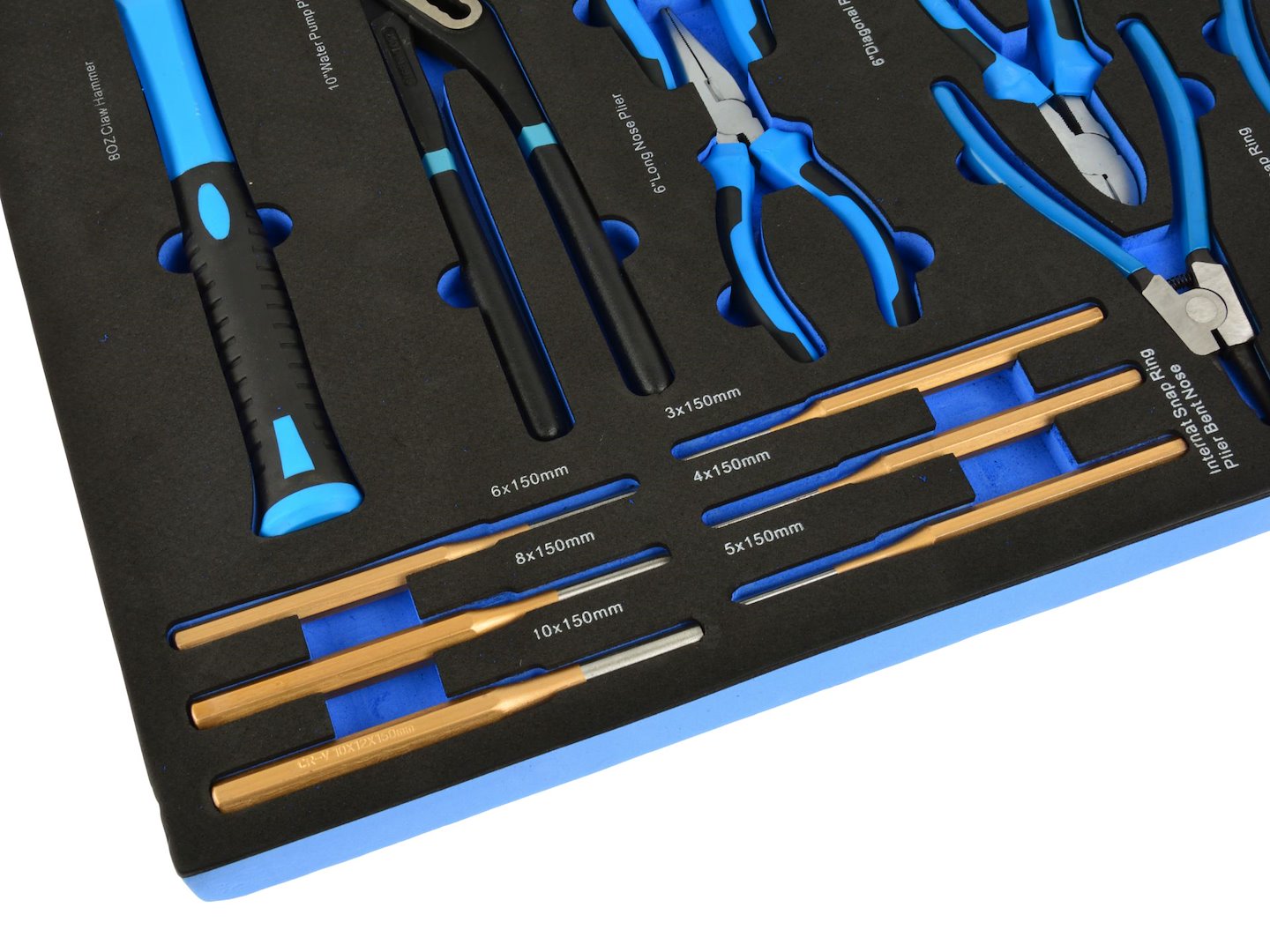 Модул за шкаф за инструменти, клещи, шила и чук, 16 броя GEKO