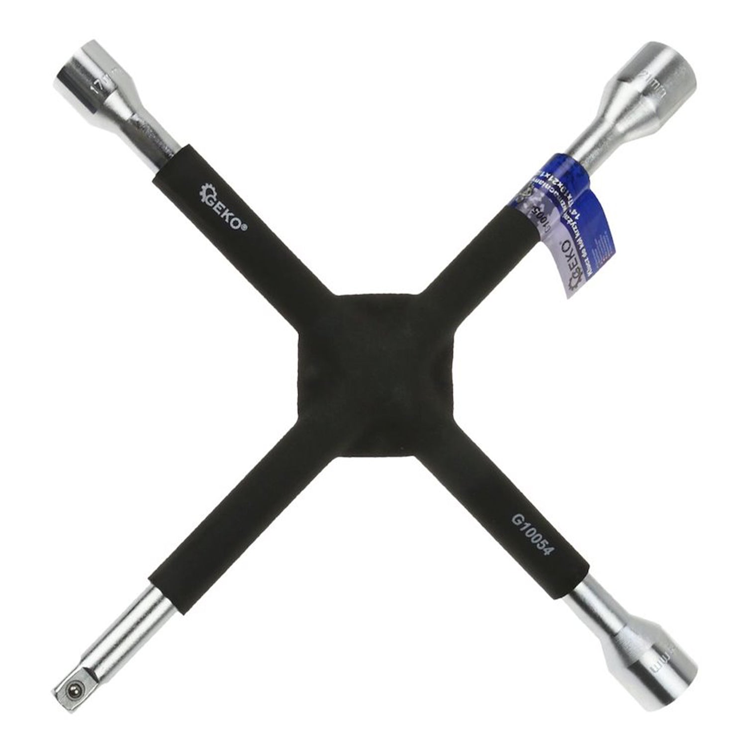 Кръстат гаечен ключ за гуми 17-19-21 мм 1/2'' GEKO