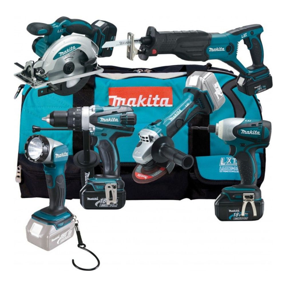 Пакет с 6 инструмента MAKITA с акумулатор 18V LI-ION 3AH DLX6011