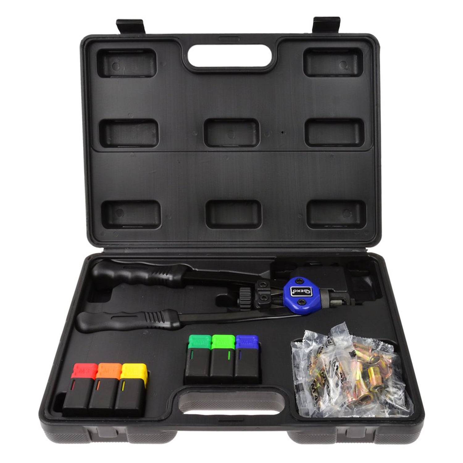 Професионален комплект клещи за нитове и нит гайки M3-M10 GEKO