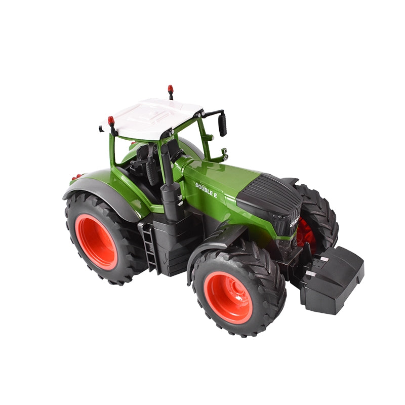 Трактор играчка с дистанционно doubleE RC 1:16 2.4 Ghz, светлини, звуци, обхват 25 м, скорост 2,16 км/ч