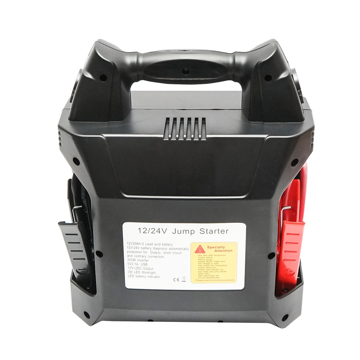 Преносим стартов робот с 5 функции 12/24V 300W 600-3000A, включена батерия, 3W LED лампа и 1xUSB 5V/2.1A