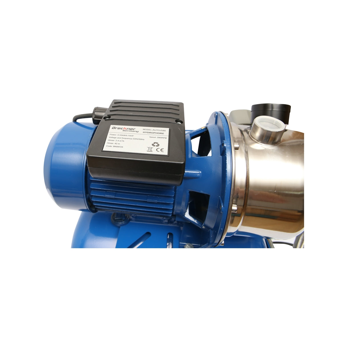 Водна помпа 550W, 40L/min, H42m, 220V AUTOJS80 Breckner Germany