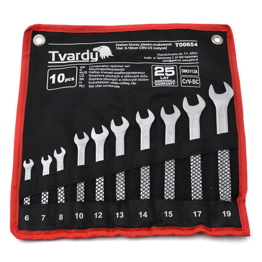 Комплект комбинирани ключове 6-19 мм 10 бр. GEKO