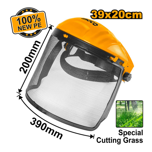 Маска с мрежест визьор 39 x 20 см INGCO