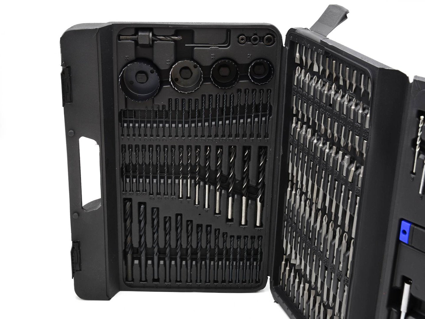 Комплект 217 части свредла, битове, вложки и аксесоари за бормашина и отвертка – метал, дърво, бетон