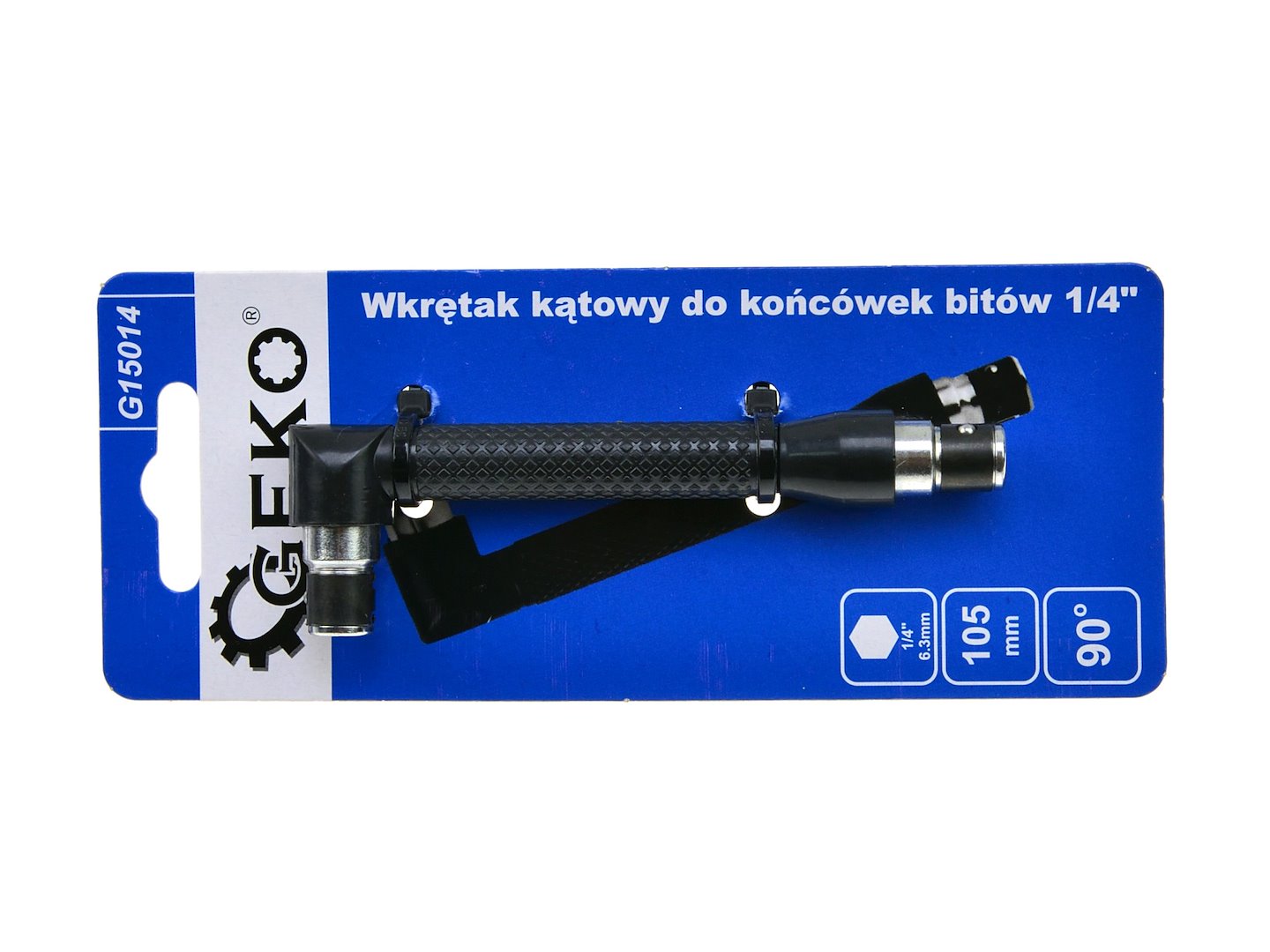 Удължител за битове 1/4" 105 мм 90° GEKO