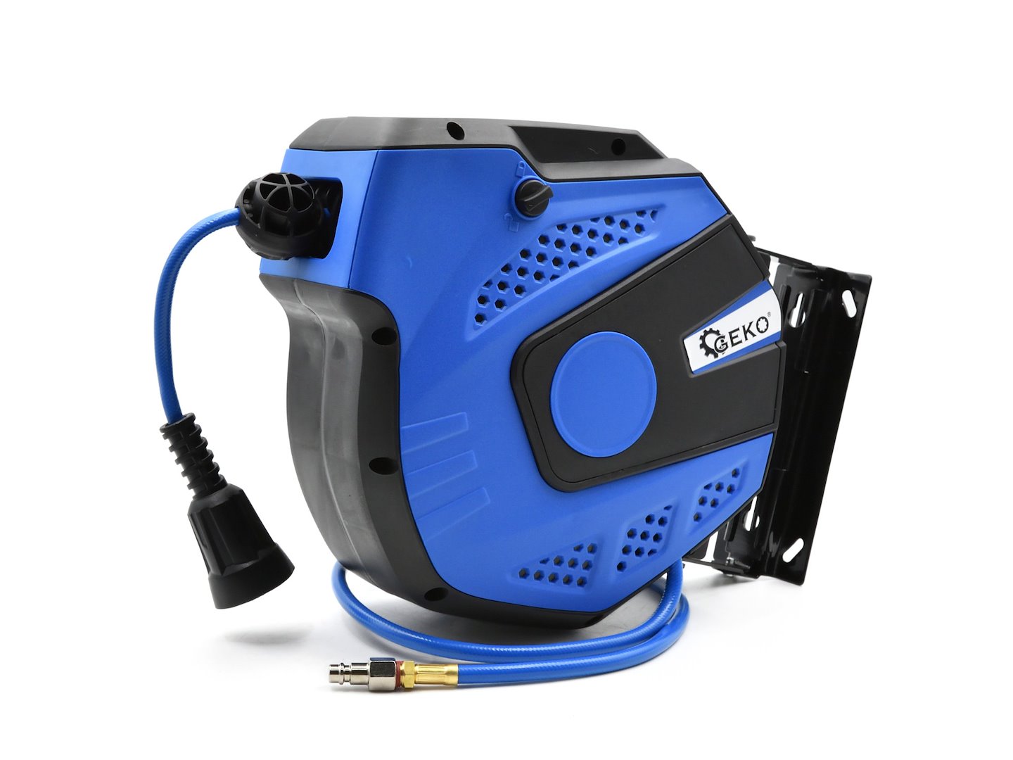 Барабан с маркуч за сгъстен въздух 14 м с автоматично заключване и прибиране - GEKO