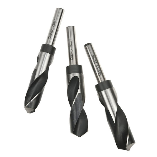 Комплект 3 свредла HSS 4241 за метал 22-25 мм - GEKO