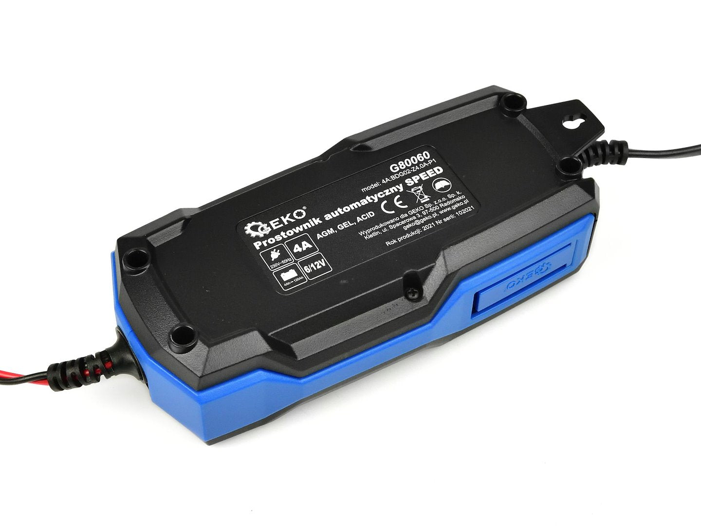 Автоматично зарядно устройство 6/12V 4А LCD за автомобилни акумулатори 4-120Ah