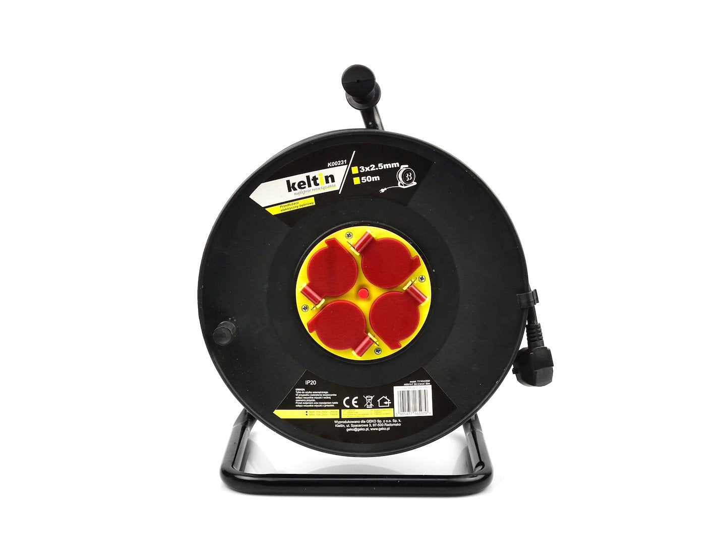 Електрически удължител на макара 3х2.5 мм 50 м