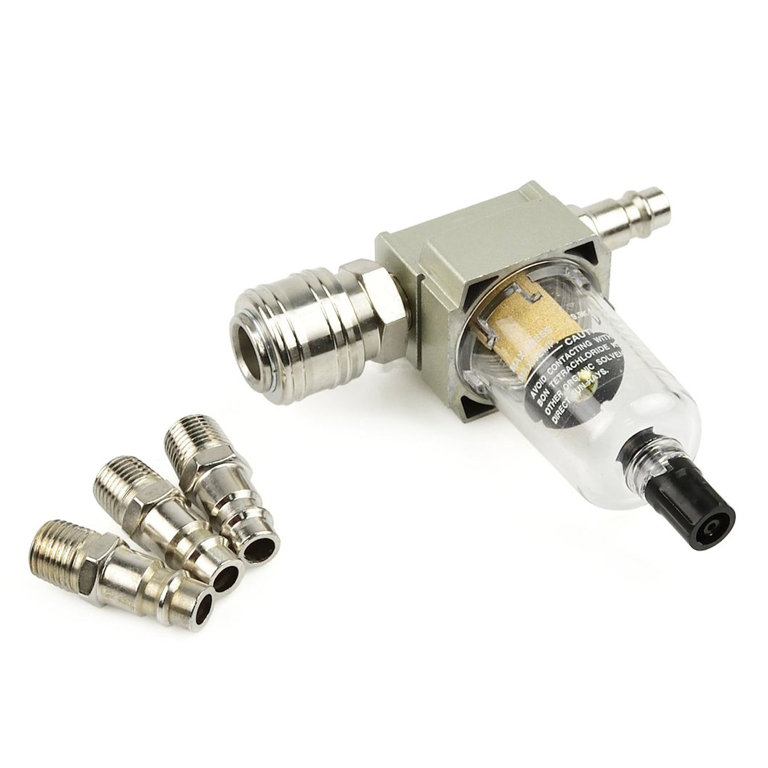 Въздушен филтър с разделител на вода и конденз 1/4" - GEKO