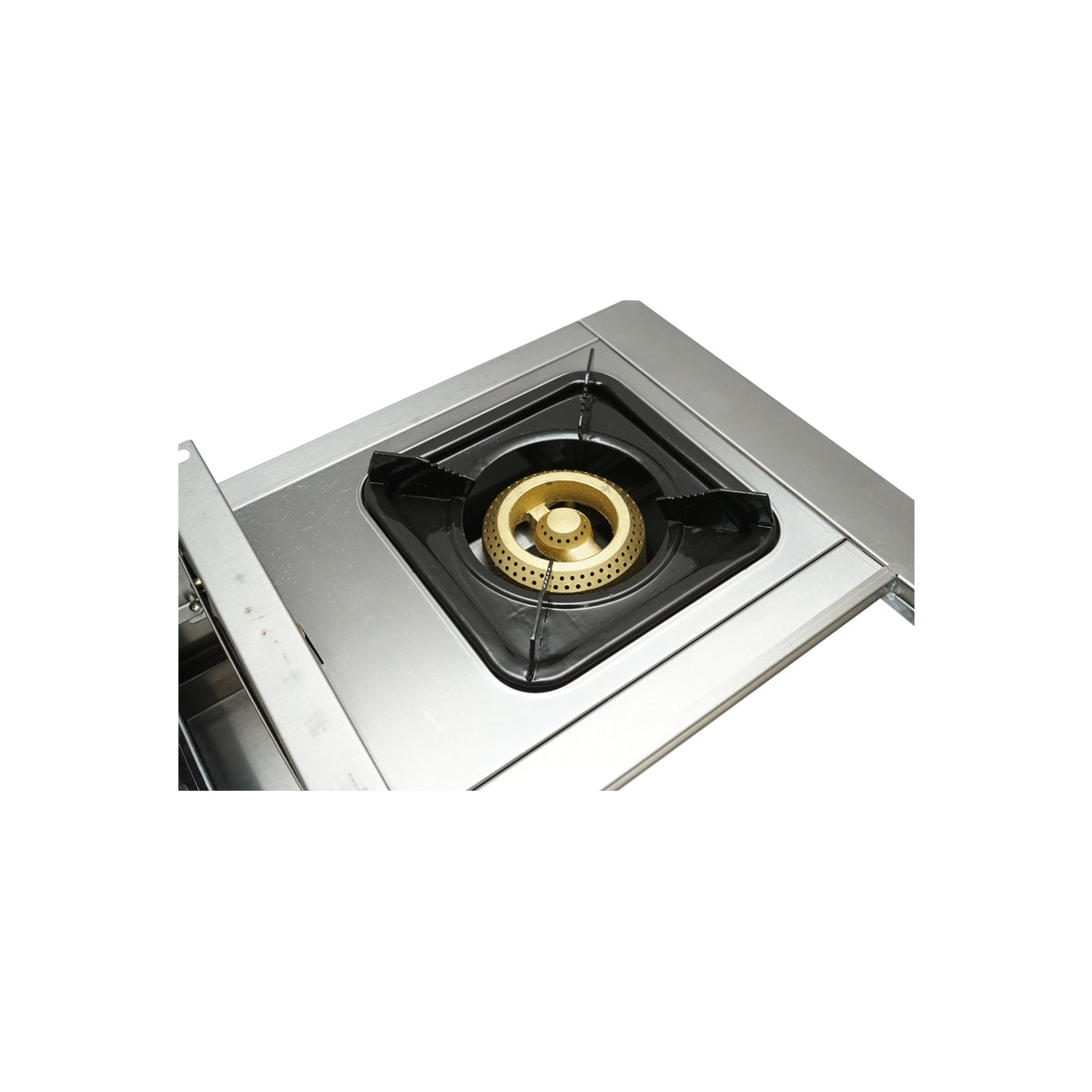 Къмпинг барбекю със скара 2 горелки и 1 зона за готвене 676x400х185 мм