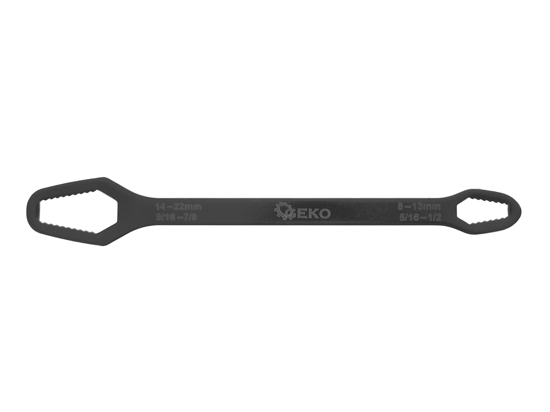 Универсален двоен гаечен ключ 14–22 / 8–13 мм, CRV 270 мм - GEKO