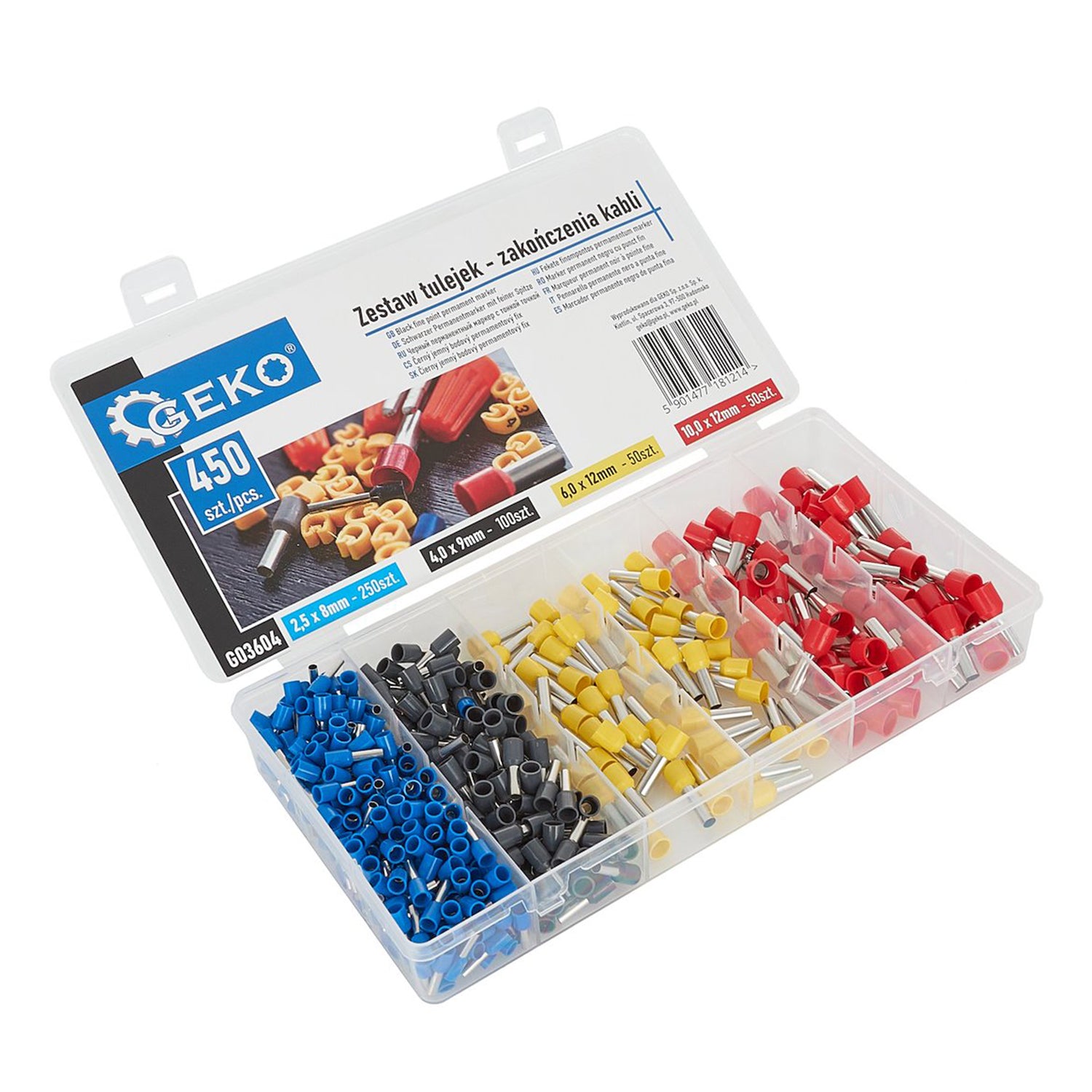 Комплект термосвиваеми тръби 450 броя GEKO