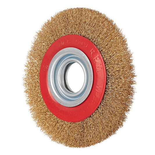 Телена дискова четка 150 x 32 мм - за почистване и шлифоване на метал - GEKO