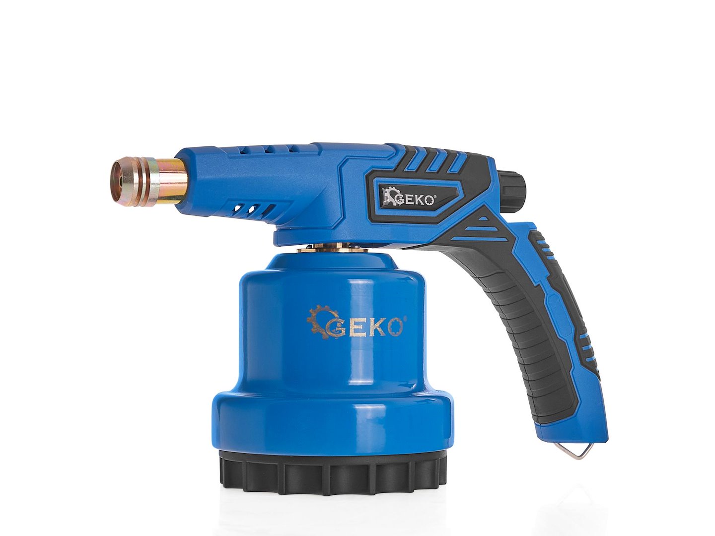 Газова лампа за запояване на метал с пиезо 190 г, регулируем пламък 1200°C - GEKO