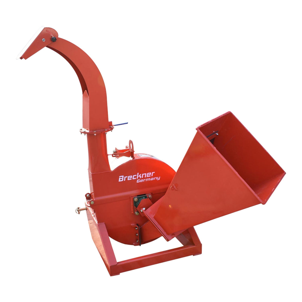 Дробилка за клони със силоотводна предавка на трактора, необходима мощност 18-50СP макс. дебелина 100мм, бункер 400x420x600мм Breckner Germany
