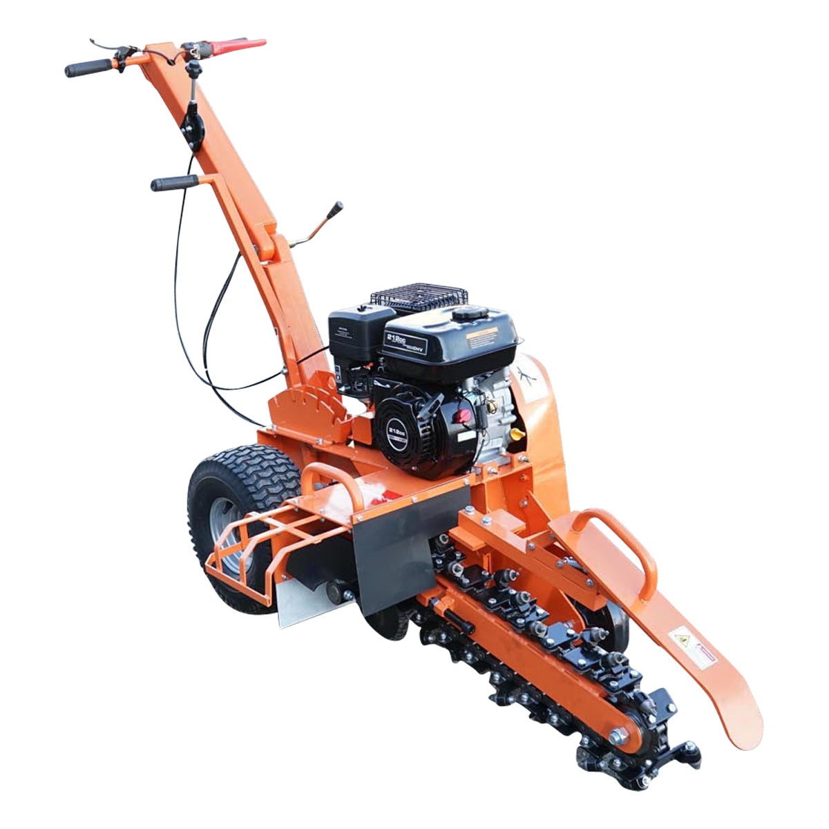 Машина за копаене на канали 7 CP работна ширина 100мм дълбочина 450мм Thor