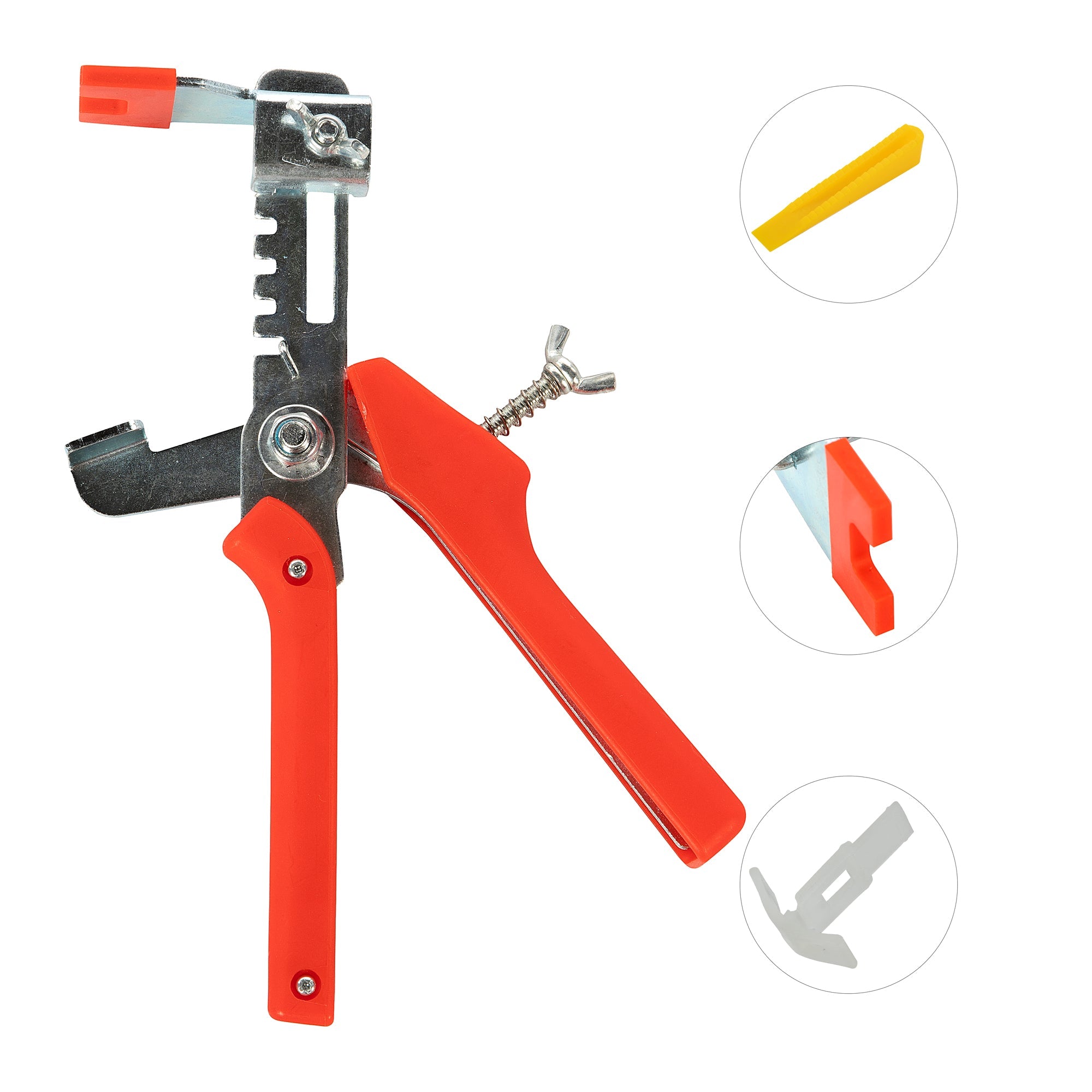 Комплект за нивелиране на керамични плочки, клещи, клинове и скоби DETOOLZ