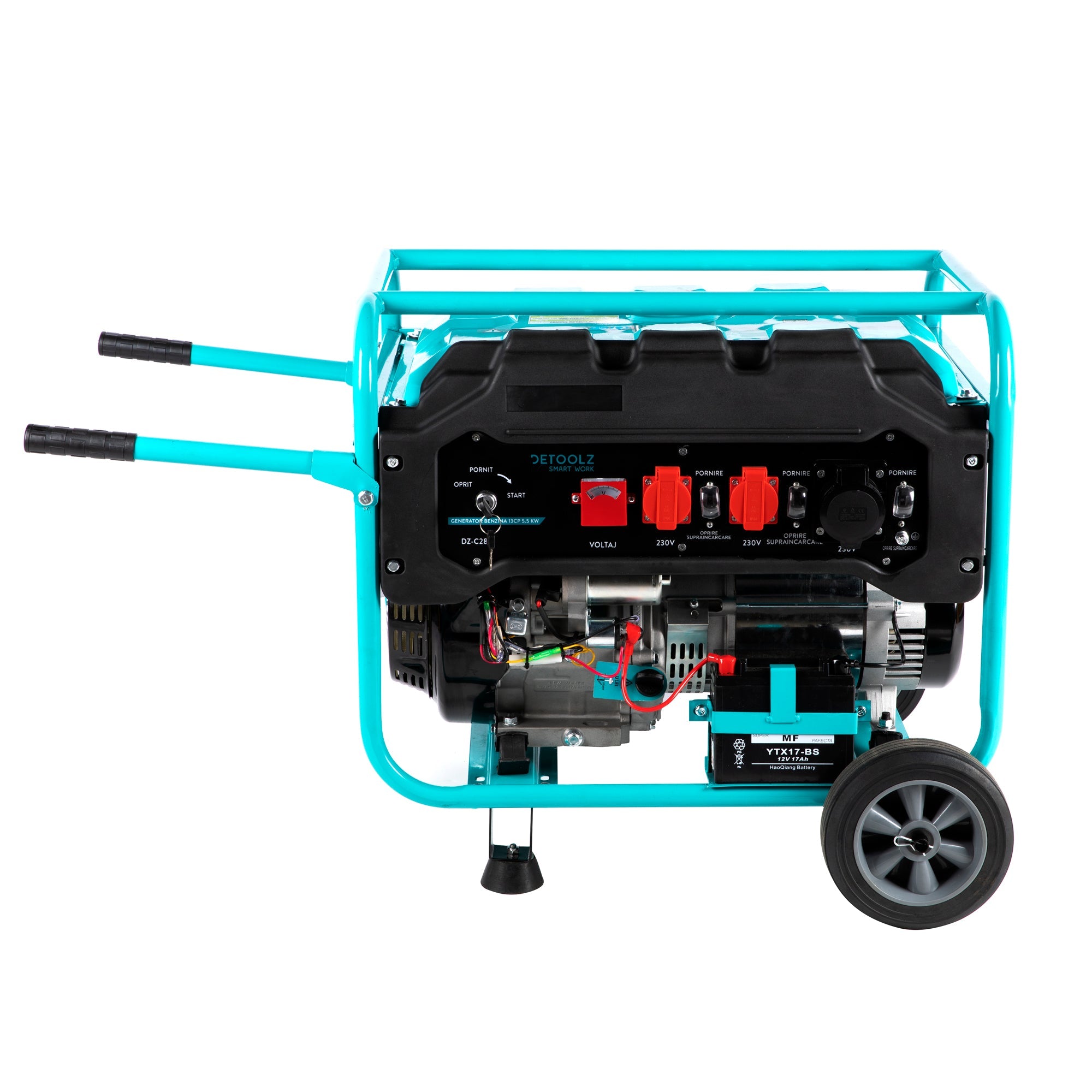 Електрически генератор 5.5KW с бензинов двигател 13CP