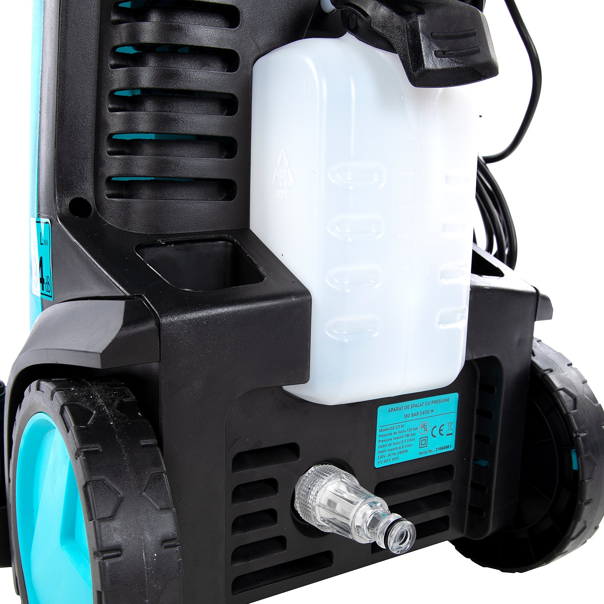 Уред за миене под налягане 6.8 L/MIN 180BAR 2400W DETOOLZ