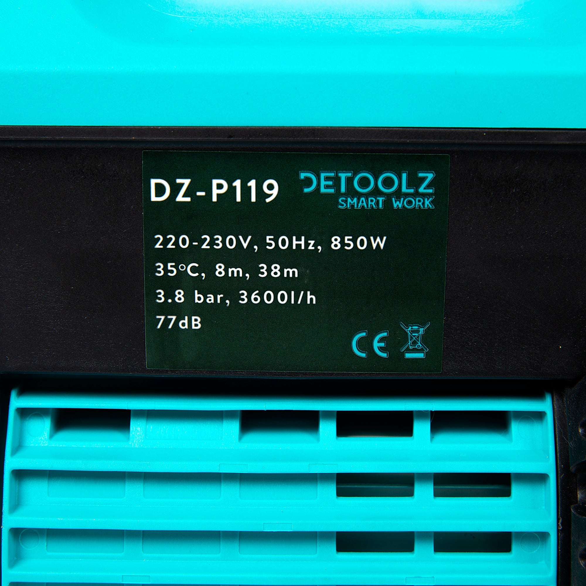 Помпа за басейн 850W дебит 3600л/час DETOOLZ