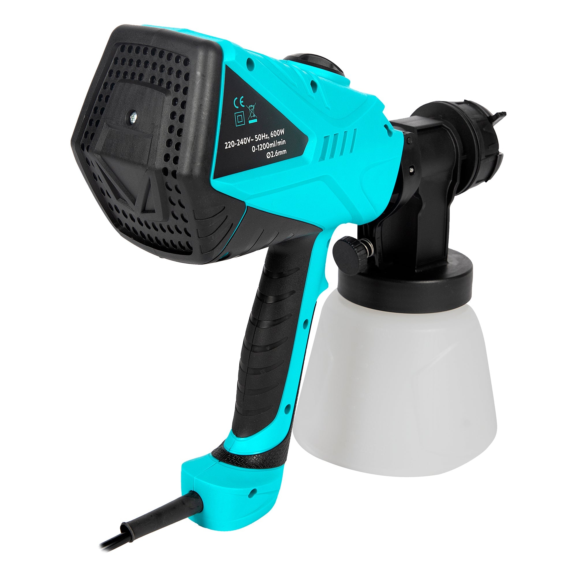 Електрически пистолет за боядисване 600W 1200ML DETOOLZ