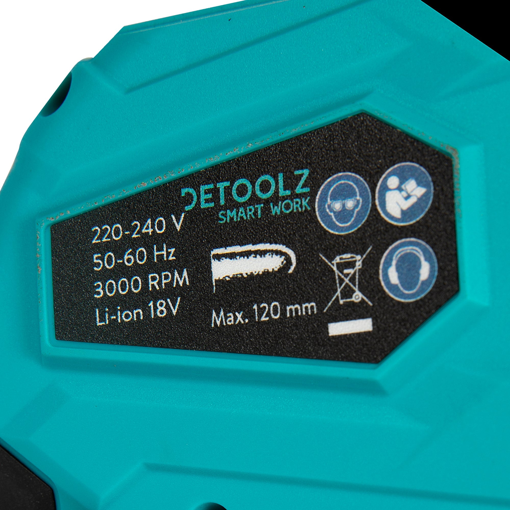 Моторен трион с батерия 110 мм 18V 2AH DETOOLZ