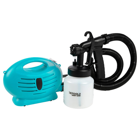 Комплект ел. пистолет за боядисване 650W + компресор DETOOLZ