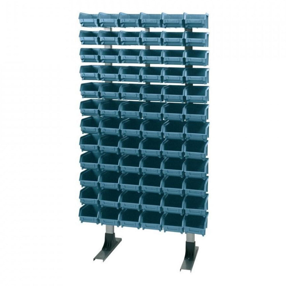 Метален рафт ARTPLAST с 56 кутии за съхранение от полипропилен 1250х600х300