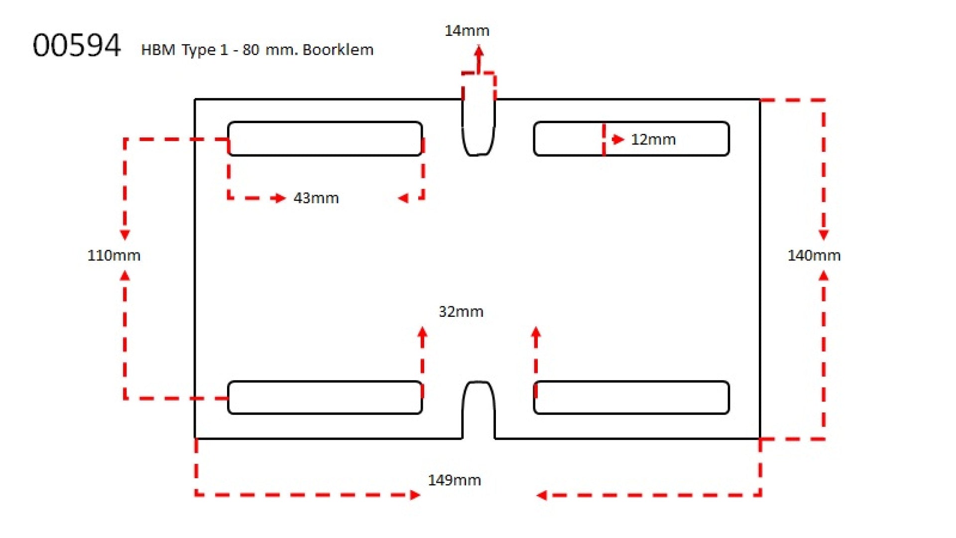 Менгеме за бормашина 1 - 80 мм HBM