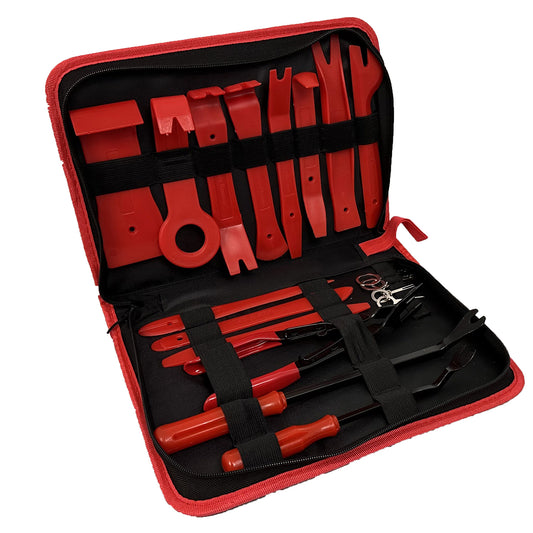 Комплект за демонтаж на радио и тапицерия, скоби, 20 части GEBO TOOLS