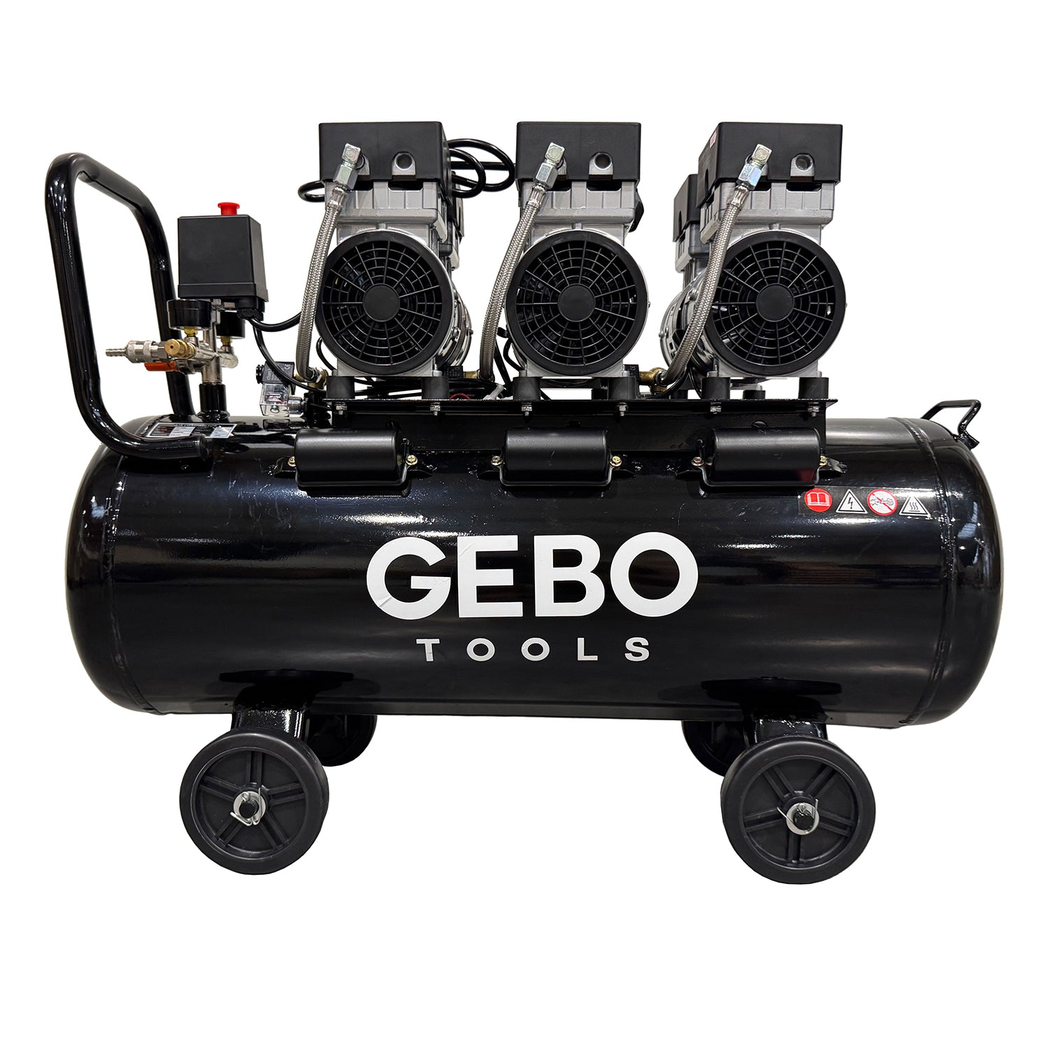 Безшумен компресор 70 л М2 GEBO TOOLS