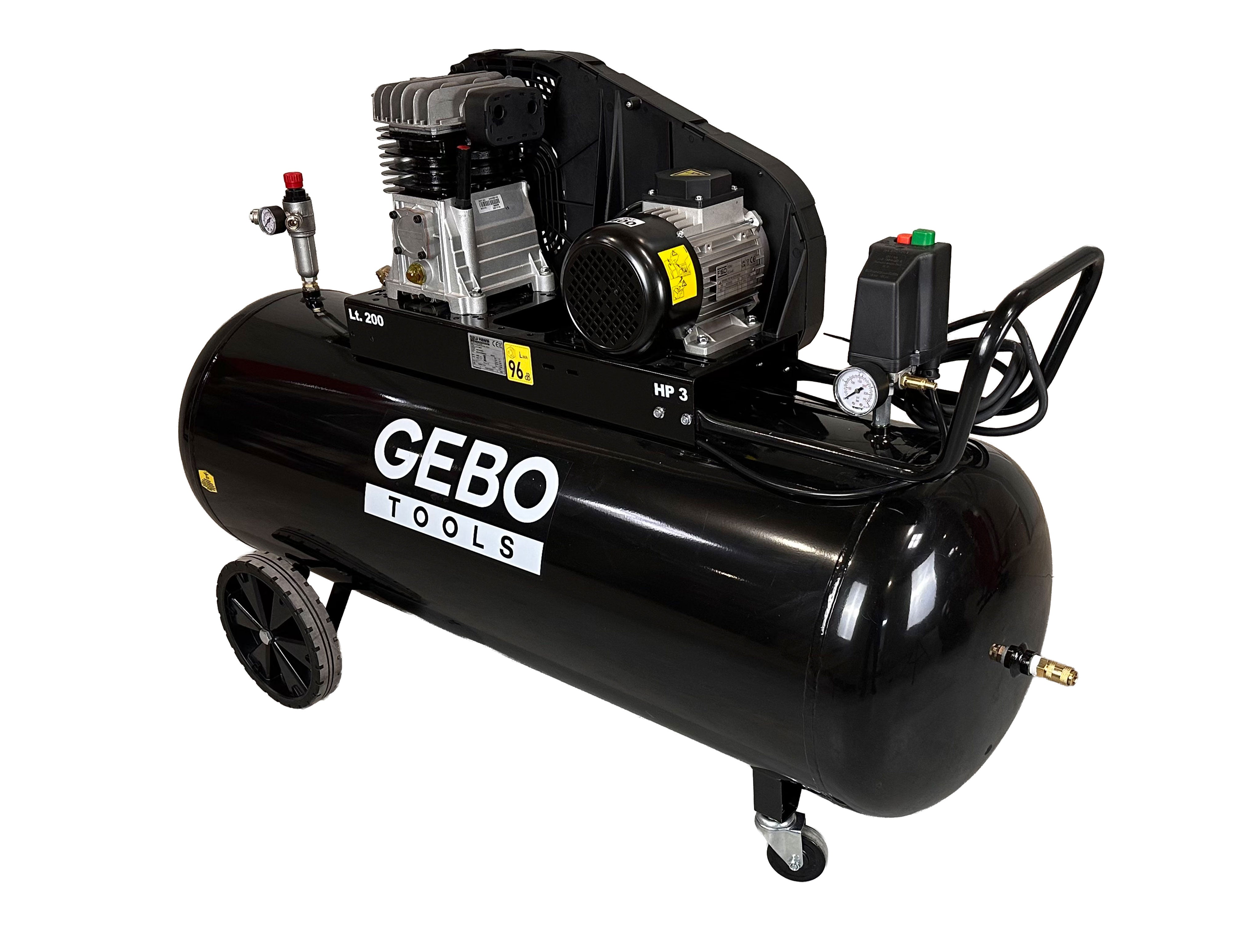 Професионален компресор 200 л 3 CP 400 V GEBO TOOLS