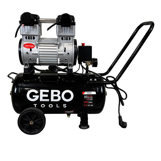 Безшумен компресор без масло 30 л GEBO TOOLS
