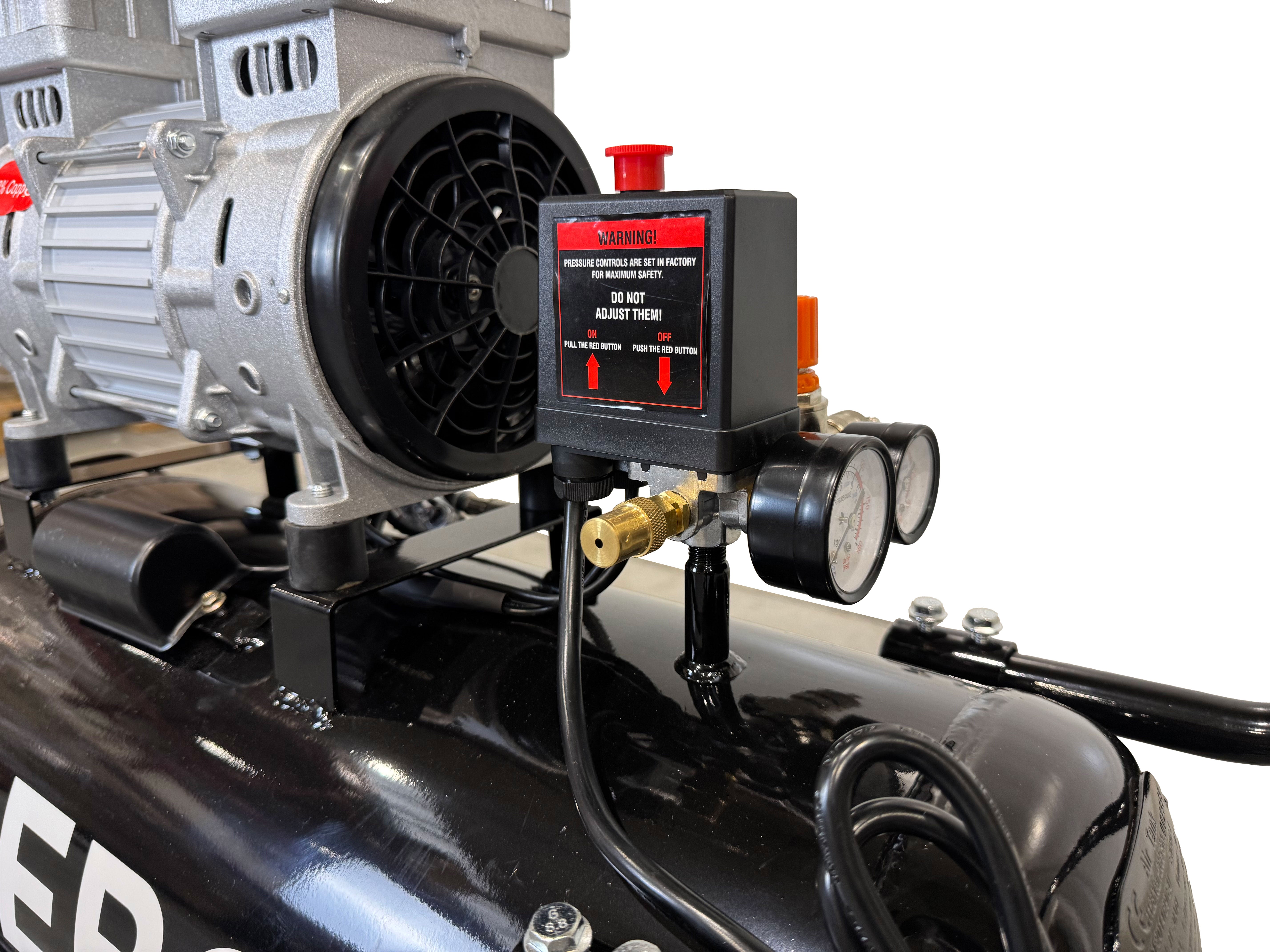 Безшумен компресор 50 л 2 НР GEBO TOOLS