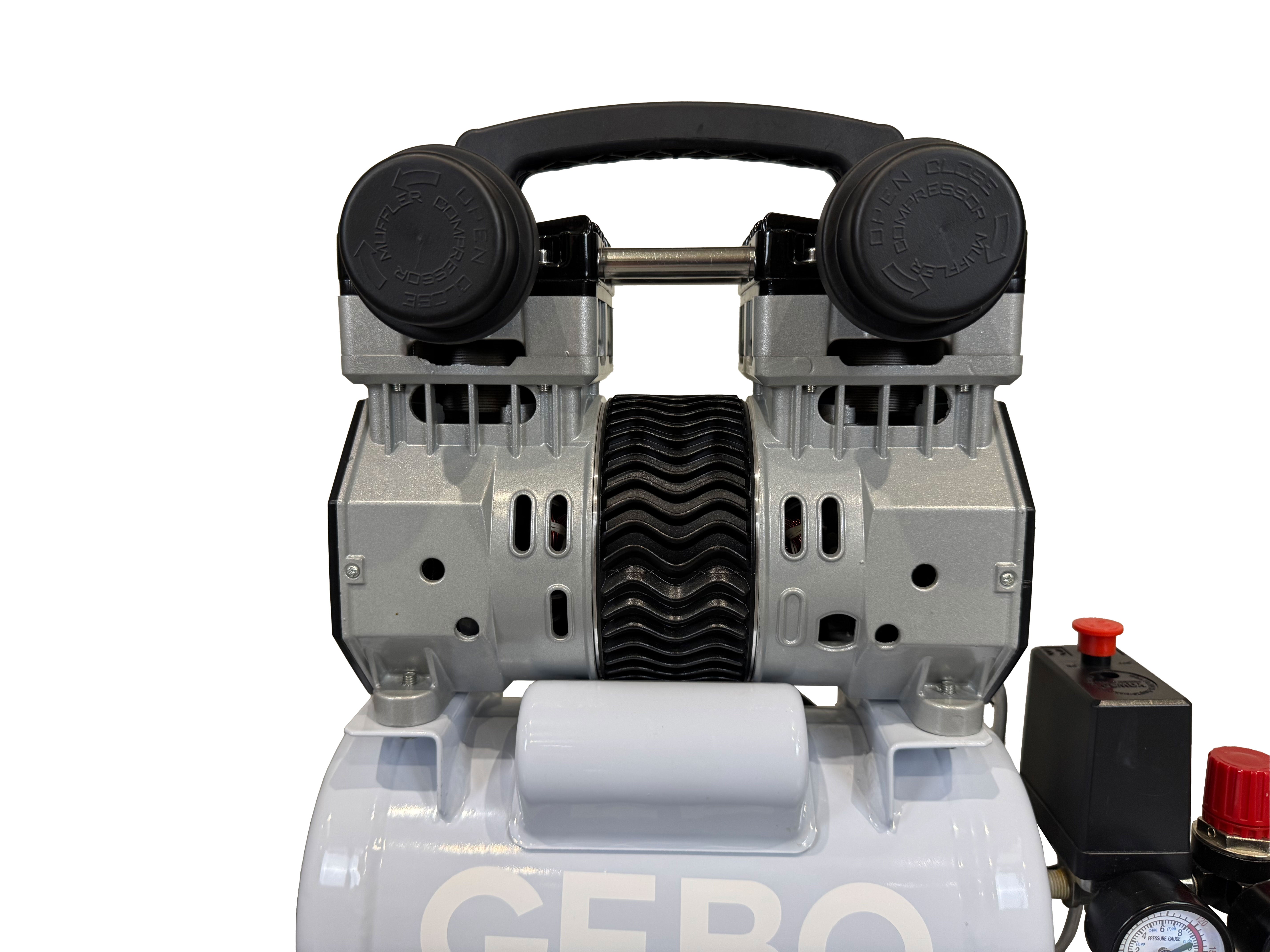 Безшумен компресор без масло 6 л GEBO TOOLS