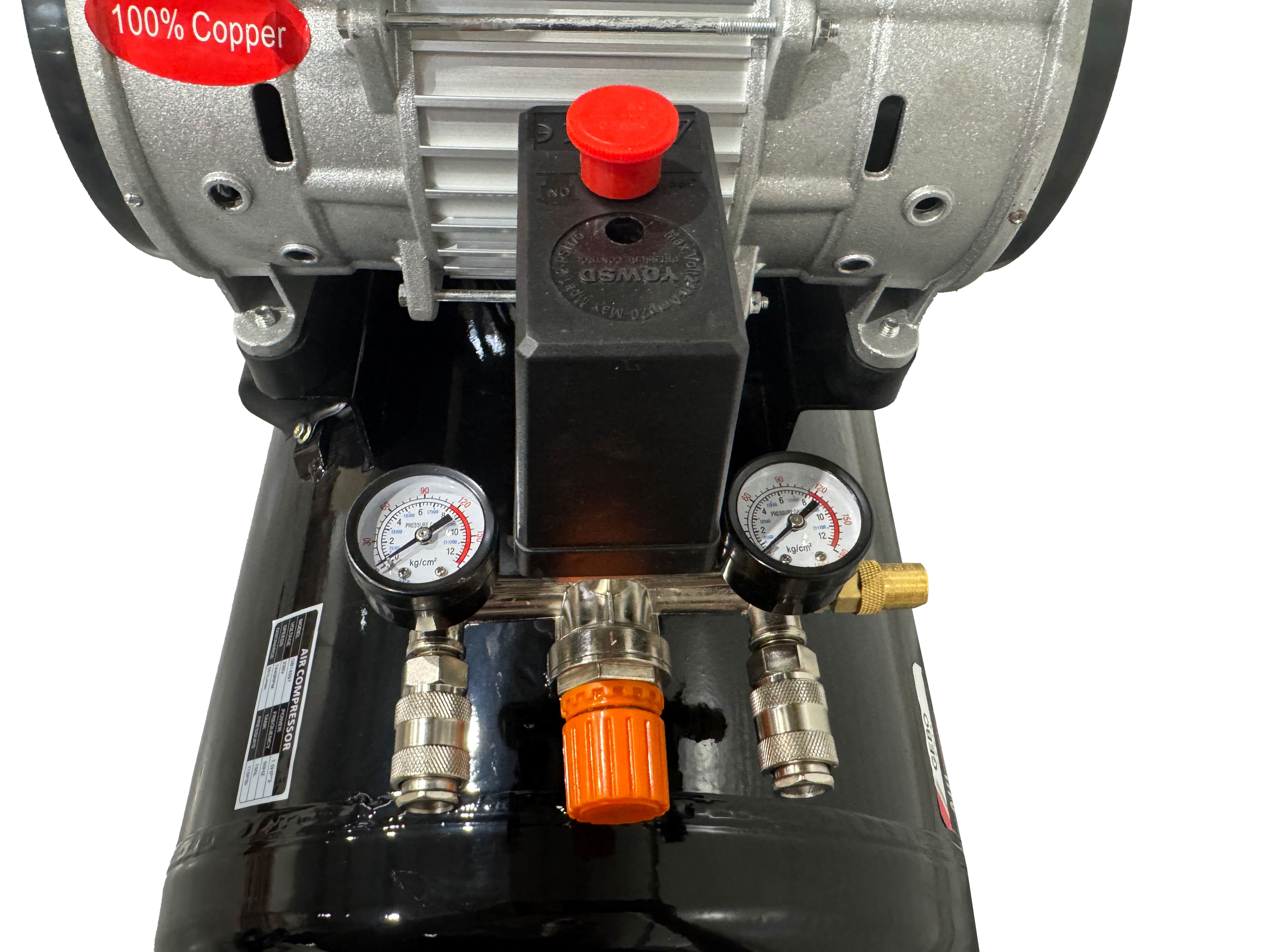 Безшумен компресор с намален шум и без масло 150 л GEBO TOOLS