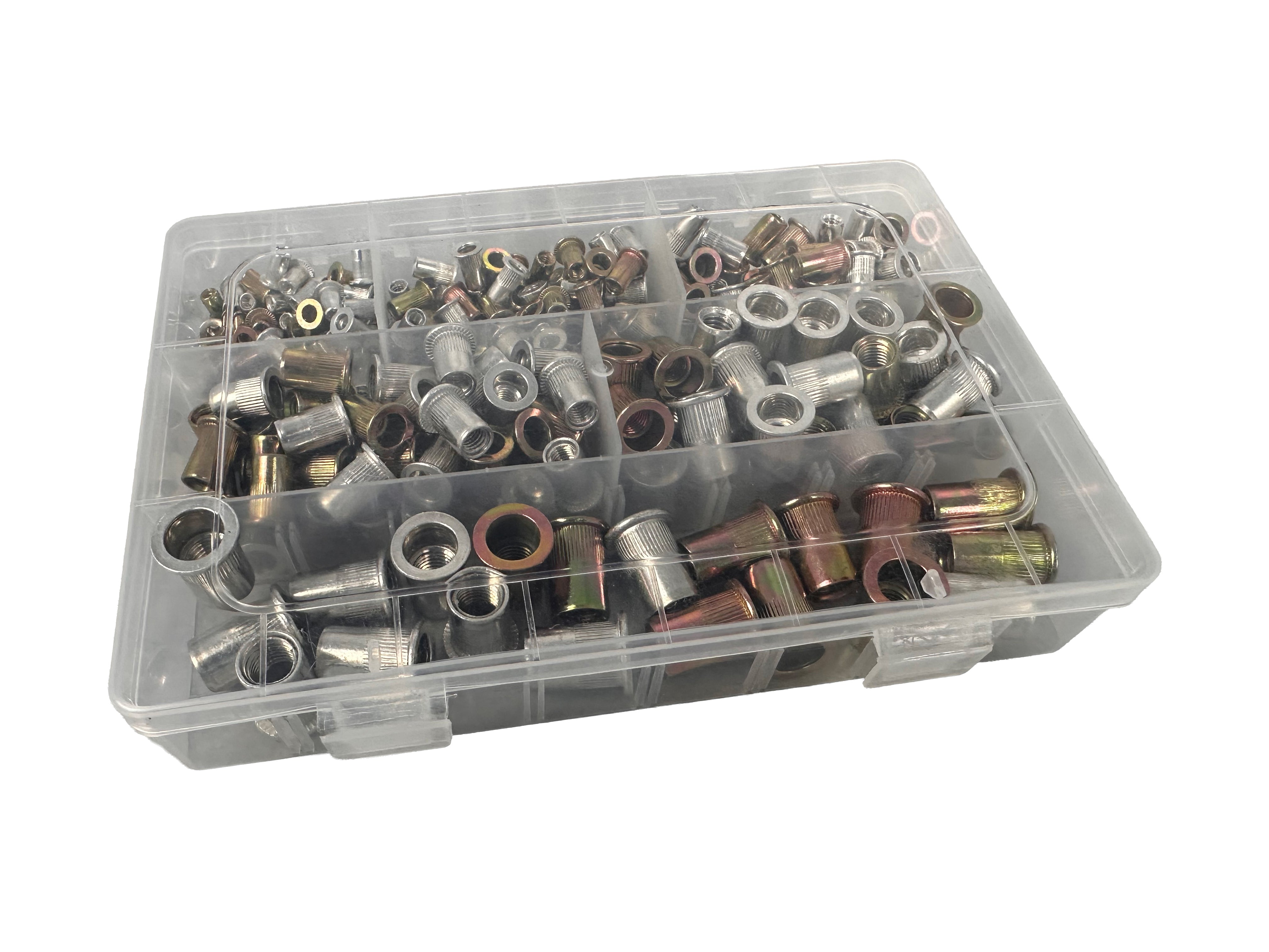 Комплект занитващи гайки М3-М10 300 части GEBO TOOLS