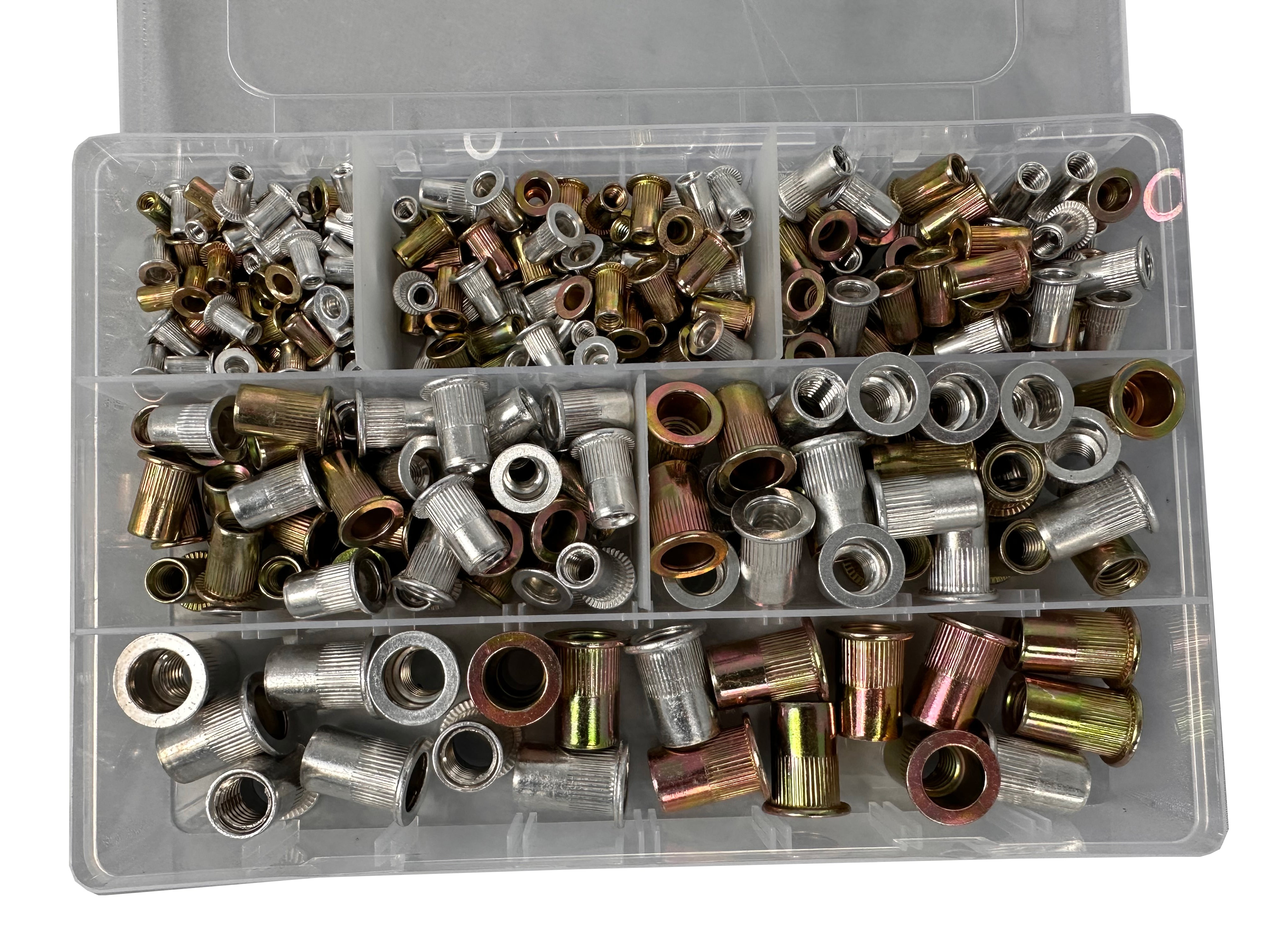 Комплект занитващи гайки М3-М10 300 части GEBO TOOLS