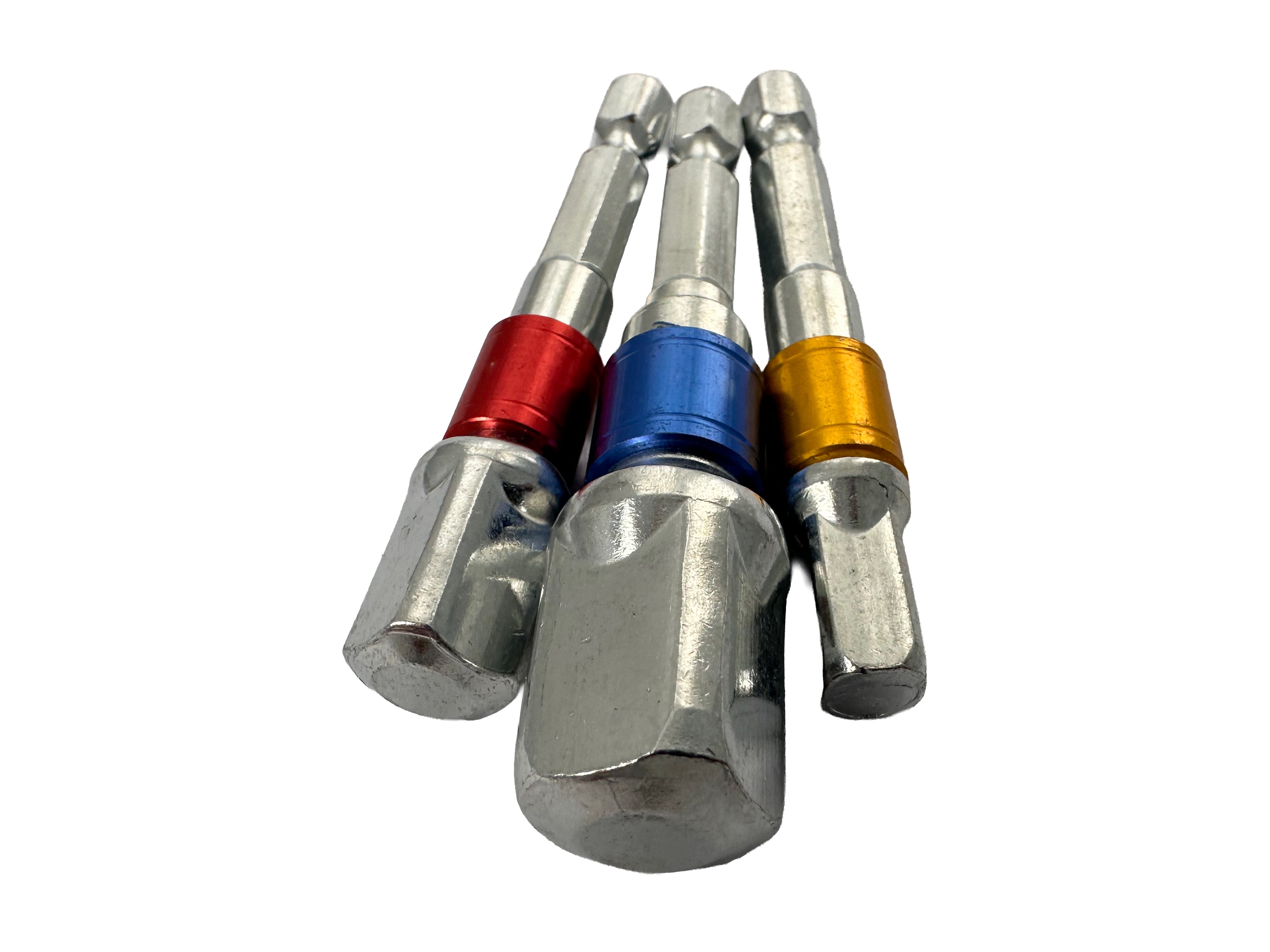 Комплект 3 бита шестоъгълни адаптери 1/4 3/8 1/2 GEBO TOOLS